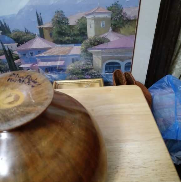 🌉🏫PIXLEY NORFOLK PINES VASE🏤📫 SIZE 9.5×7,A FABULOUS GIFTING!!!🎁🇺🇲 - Picture 6 of 12